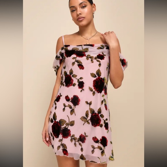 Floral Off-Shoulder Dress - Picture 3 of 5